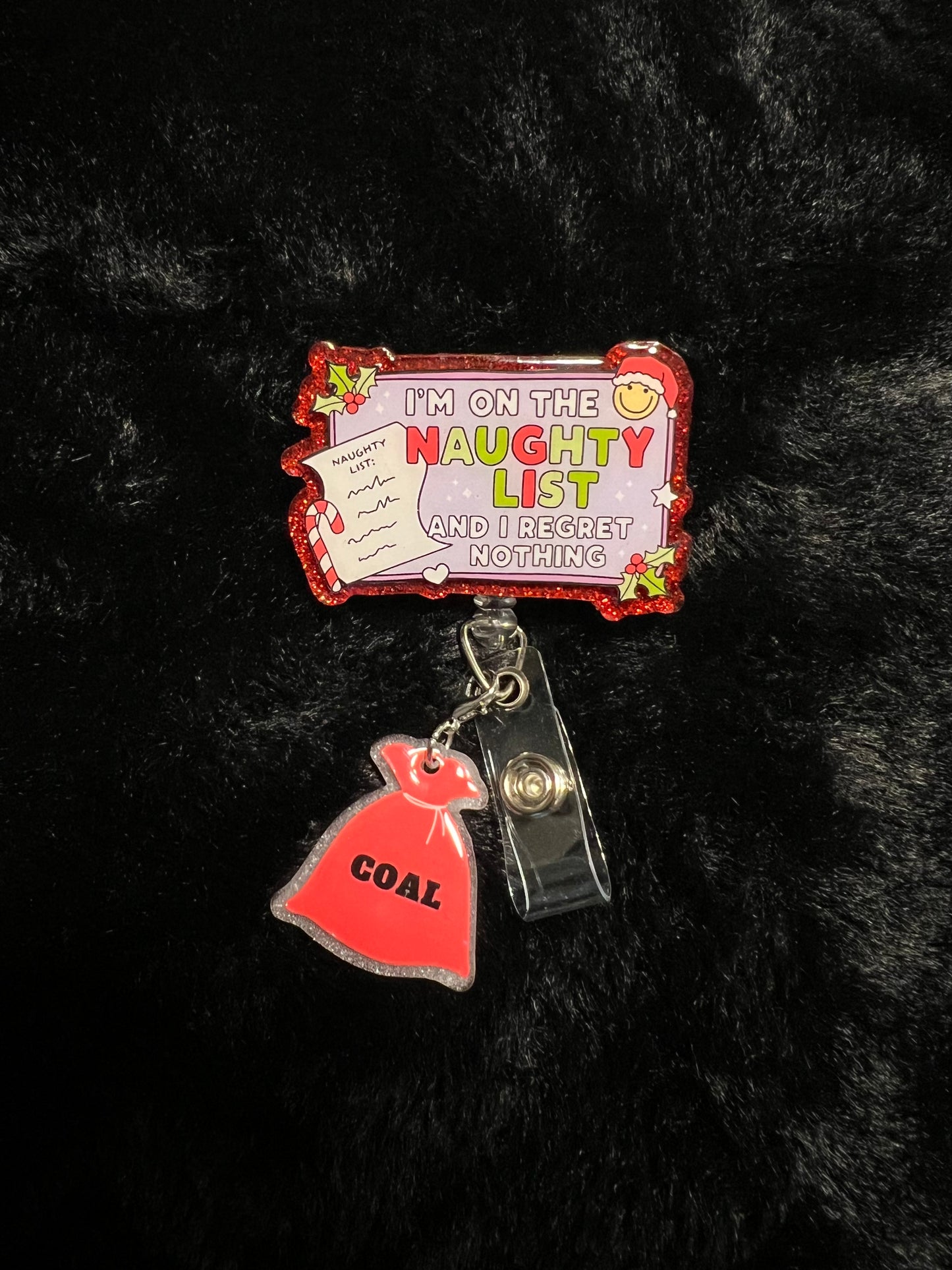 Naughty List Badge Reel