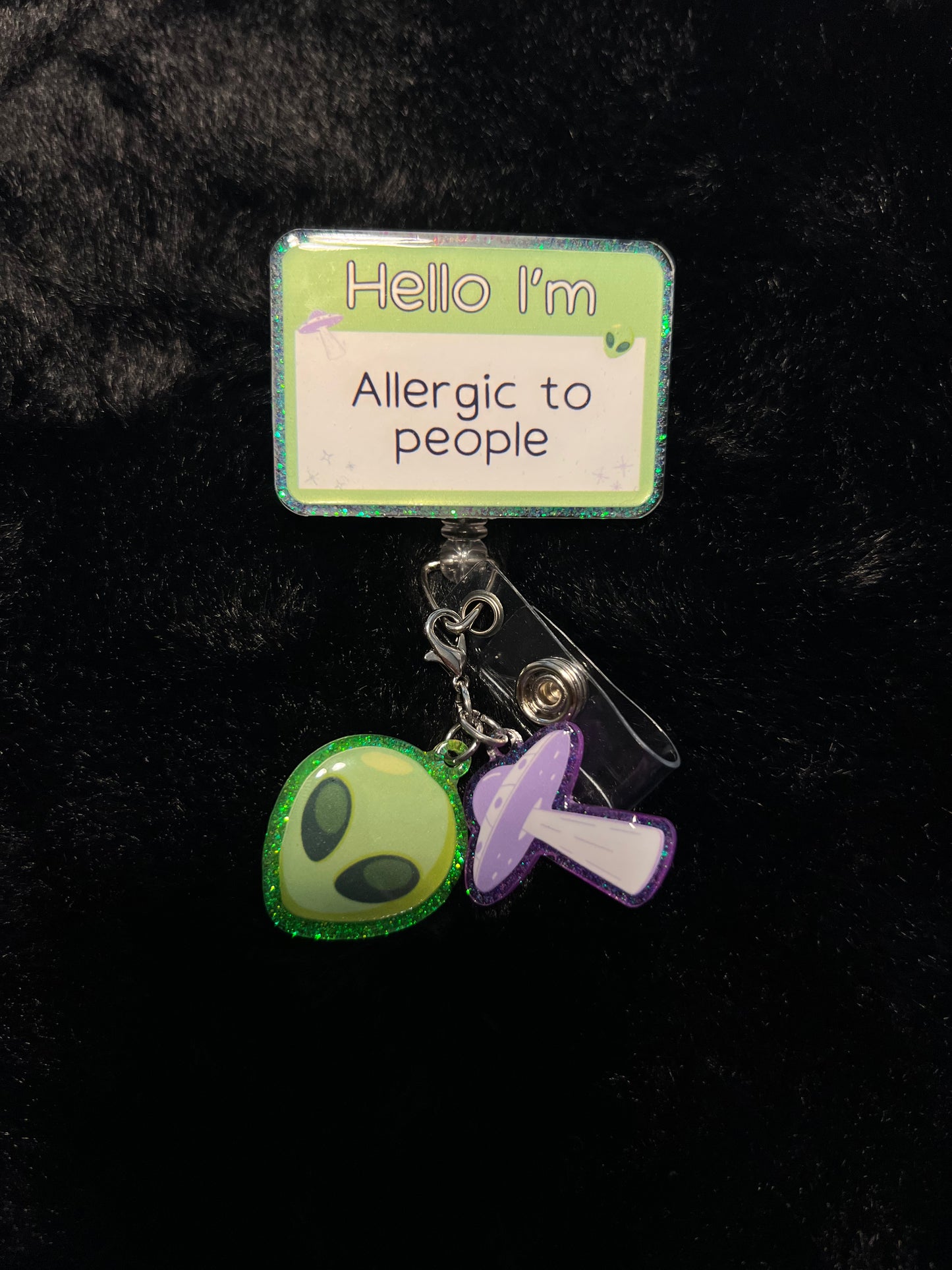 "Allergic to people" Badge Reel