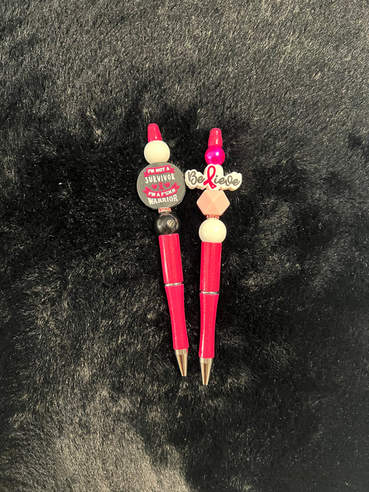 Breast Cancer Awareness Beadable Pens