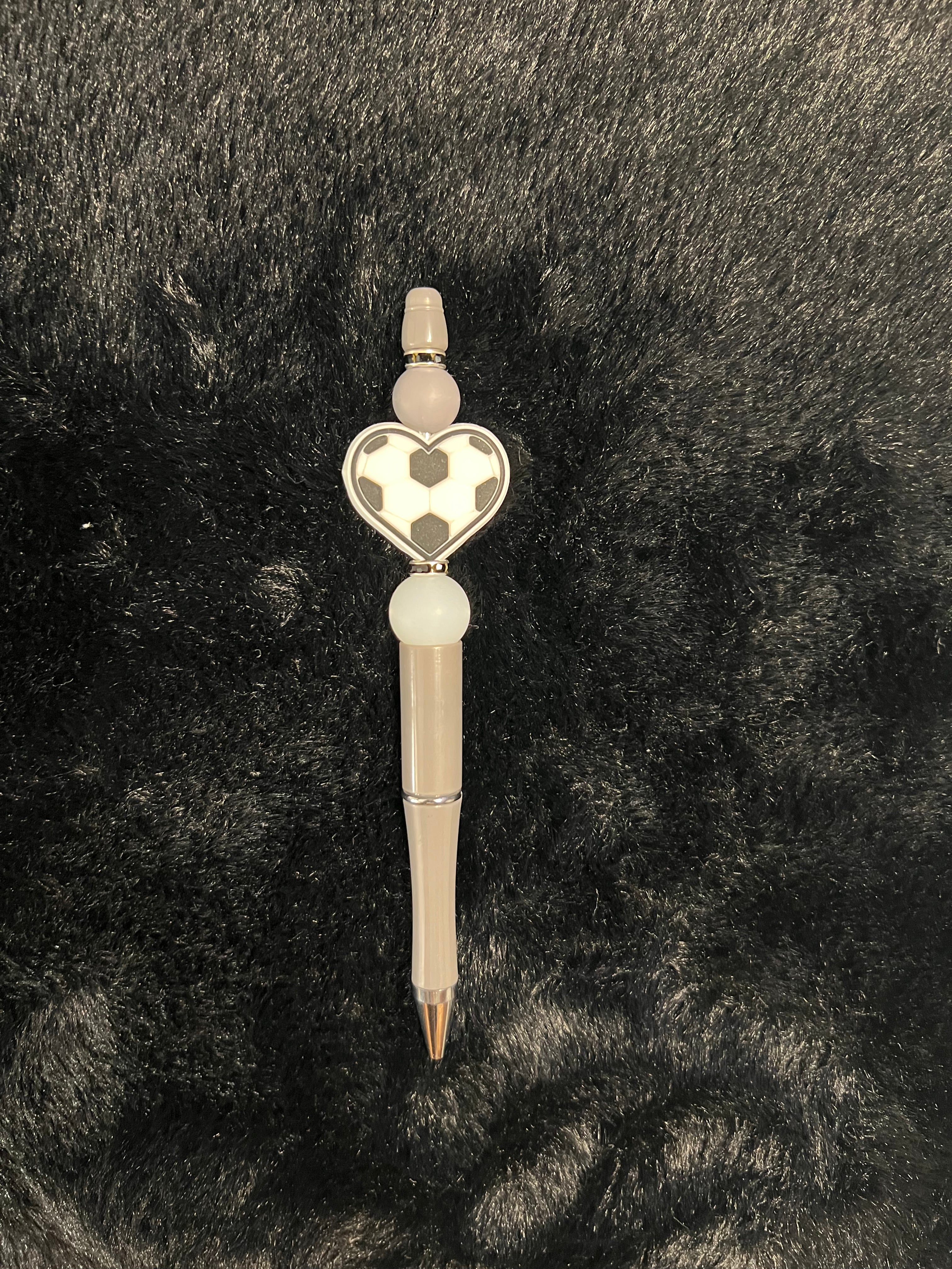 Sports Heart Beadable Pens