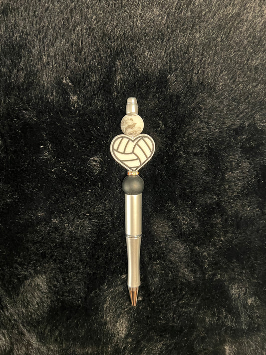 Sports Heart Beadable Pens