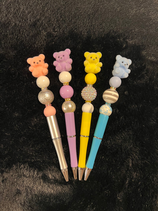 Bear Beaded Pens
