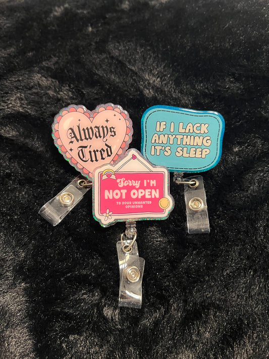 Custom Badge Reel Order