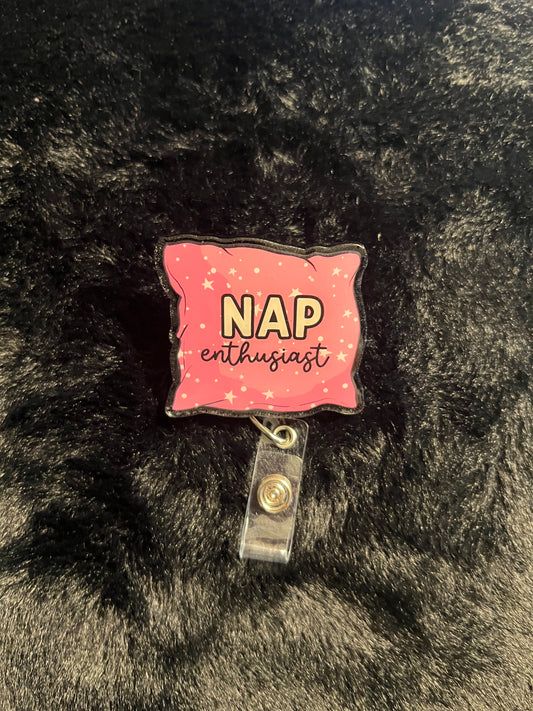 Nap Enthusiast Badge Reel