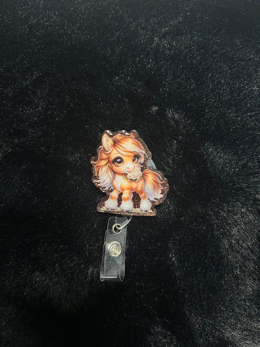 Horse Badge Reel