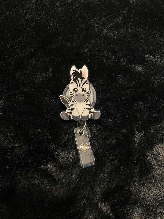 Zebra Badge Reel